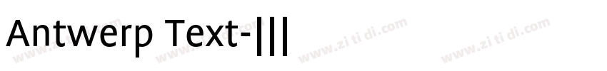 Antwerp Text字体转换